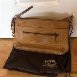 Brown Leather Coach Purse